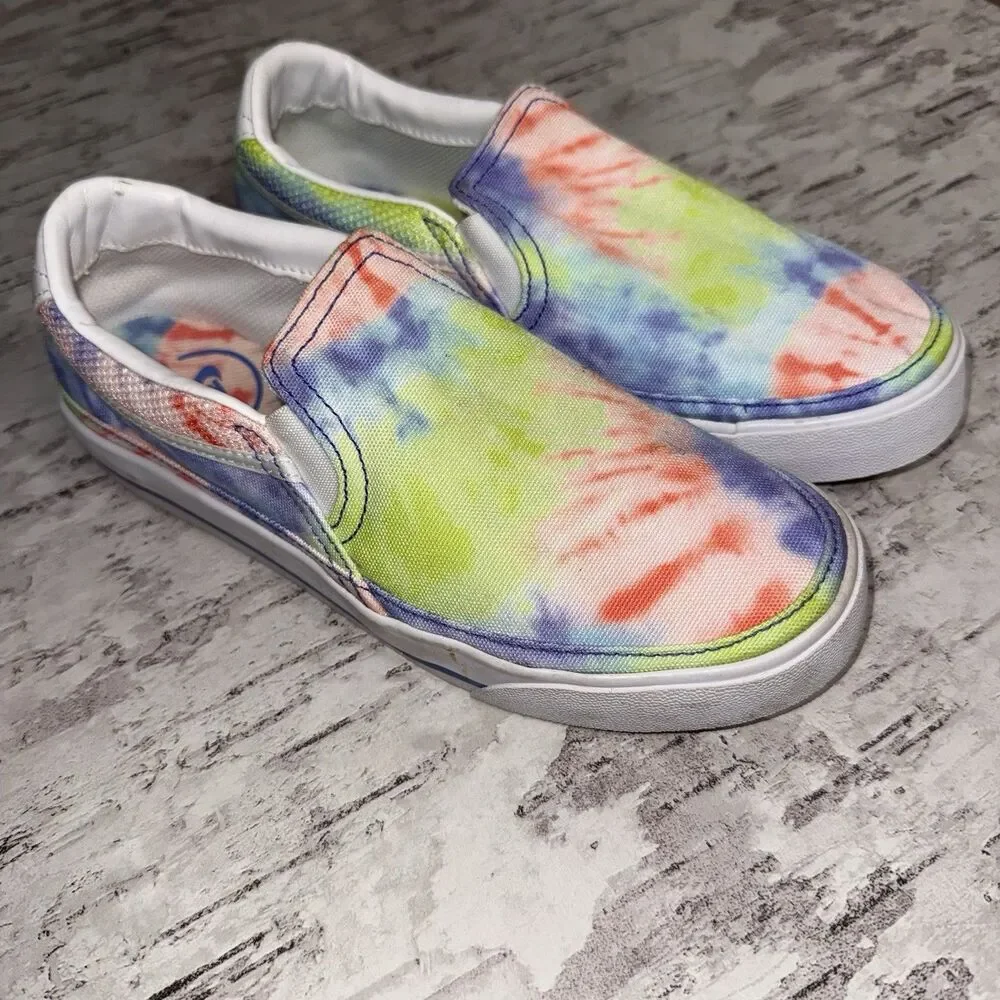 Women Nike Court Legacy Slip-on Shoes 6.5 Multicolor Tie Dye CZ1752-900